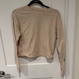 Vuori Cream Long Sleeve Shirt